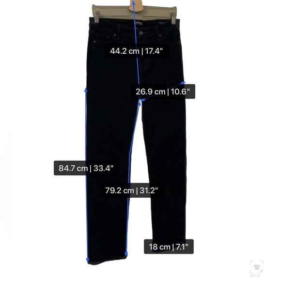 Buffalo David Bitton Alyssa High-Rise Straight Leg Stretch Denim Jeans - Picture 6 of 6